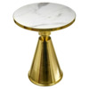 Кофейный столик Atlant, золотой, керамика, 45 см