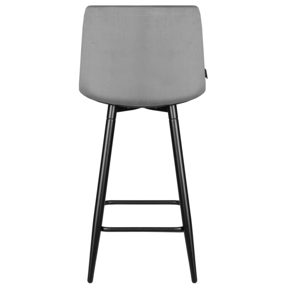 Стул полубарный Direction, велюр, темно-серый, черный Стул полубарный Direction, велюр, темно-серый, черный - фото 4