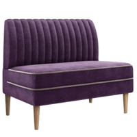 Настоящее фото товара Диван Nootropic, фиолетовый, произведённого компанией ChiedoCover