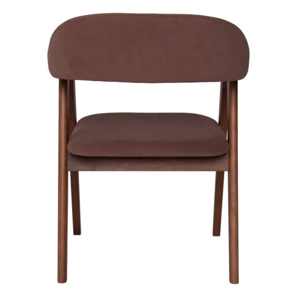 Полукресло Дольче, велюр Коннект 36, каркас старый орех - фото 5