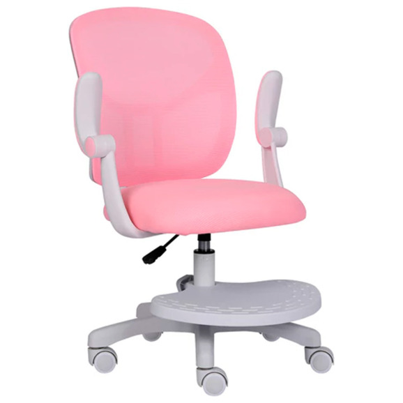 Кресло детское с подставкой для ног Scuttle, розовый Кресло детское с подставкой для ног Scuttle, розовый - фото 3