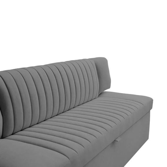 Диван для кухни Стронго 168, серый - фото 3