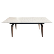 Фотография товара Стол обеденный раскладной Patio, белый мрамор от компании ChiedoCover.