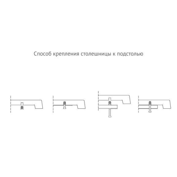 Столешница Werzalit квадратная 700*700, венге - фото 2