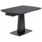 Настоящее фото товара Стол BALDE 1MATT BLACK MARBLE SOLID CERAMIC / BLACK, произведённого компанией ChiedoCover