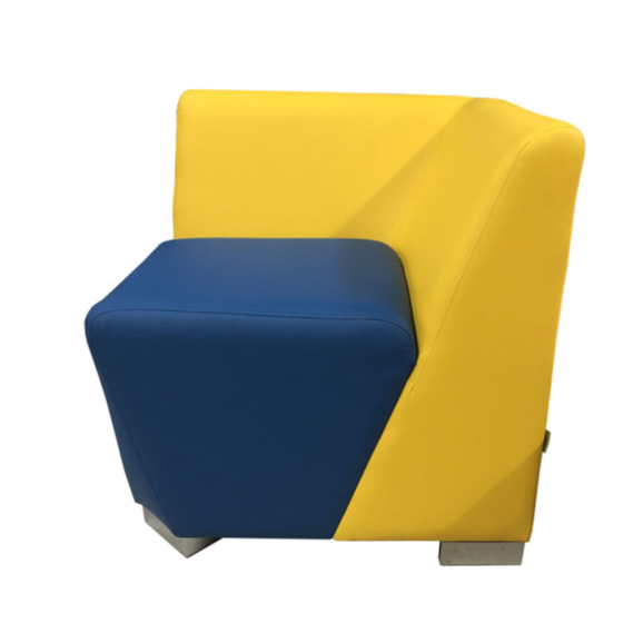 Угловая секция Бальдор внутренняя, желто-синяя - фото 3