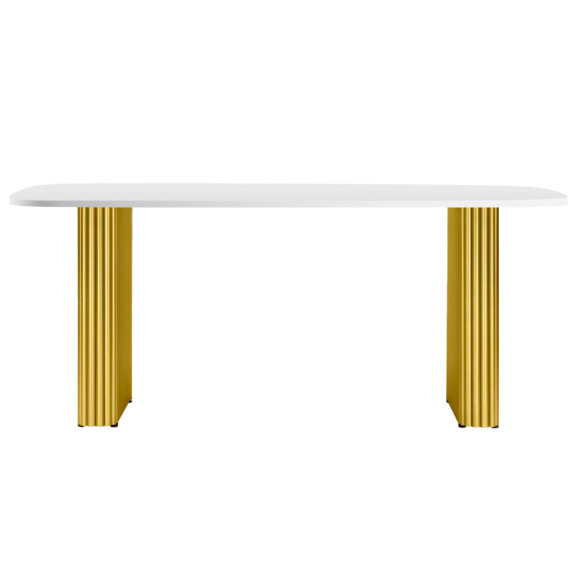 Бавария B 160 х 90 белая пленка шагрень / золото Бавария B 160 х 90 белая пленка шагрень / золото - фото 2