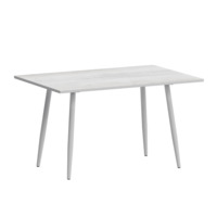 Фотография Стол нераздвижной Бетти 1200 фрост, белый муар от производителя ChiedoCover, картинка продукции, реальное фото товара Настоящее фото товара Стол нераздвижной Бетти 1200 фрост, белый муар, произведённого компанией ChiedoCover