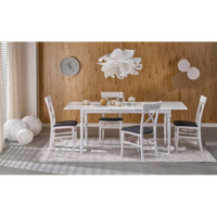 Фотография товара Стол обеденный Ascension, белый от компании ChiedoCover.