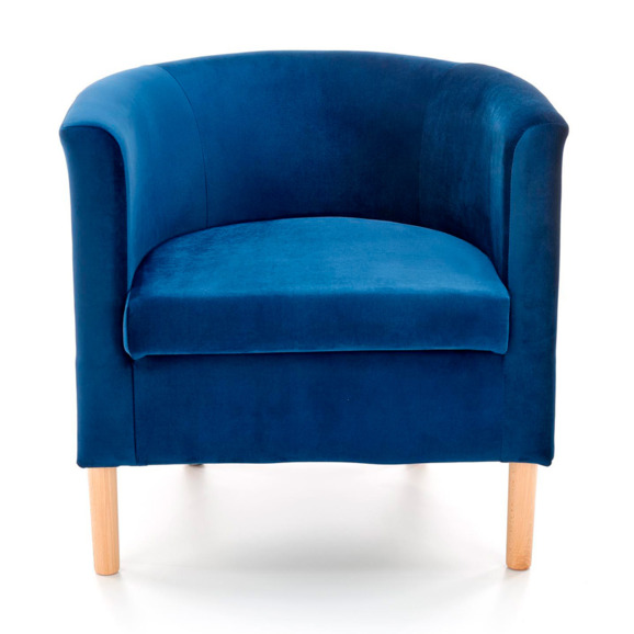 Кресло для отдыха Nest, синий, натуральный Кресло для отдыха Nest, синий, натуральный - фото 2