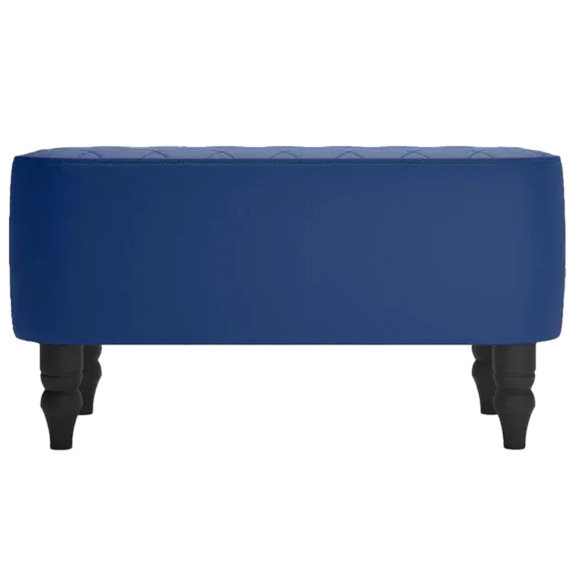 Банкетка Лотик, экокожа, синий Банкетка Лотик, экокожа, синий - фото 2