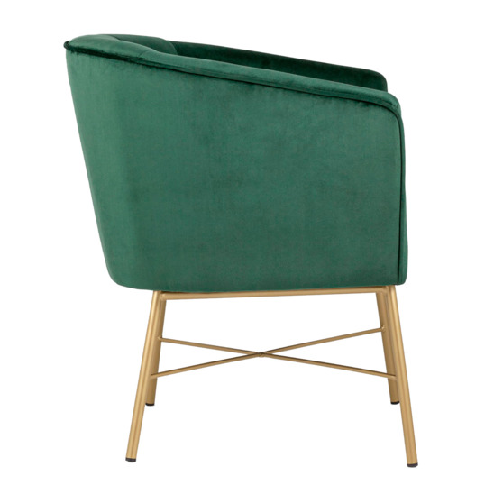 Кресло Шале велюр зеленый - фото 2