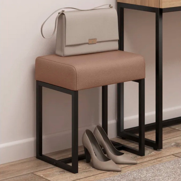 Пуф Номик, уличная ткань, бежевый - фото 2