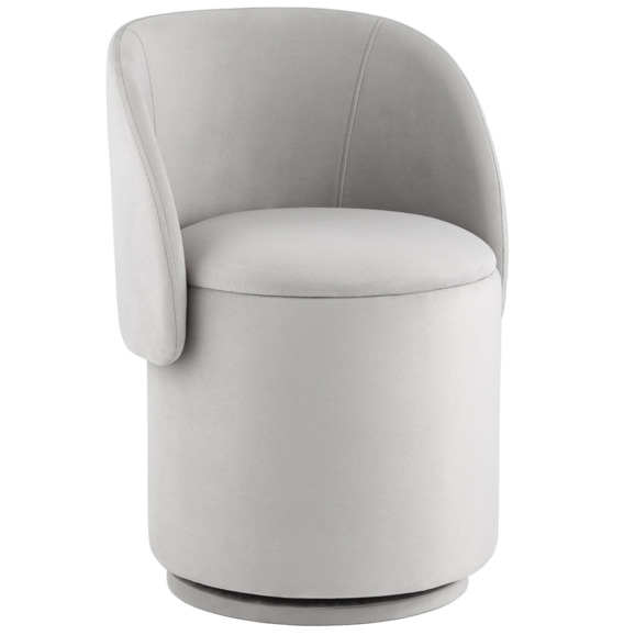 Пуф-трансформер Таунсвилл, велюр, светло-серый Пуф-трансформер Таунсвилл, велюр, светло-серый - фото 1