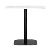 Фотография товара Стол обеденный Osti, белая столешница, черное основание от компании ChiedoCover.