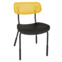 Настоящее фото товара Стул Jin, черный, желтый, произведённого компанией ChiedoCover