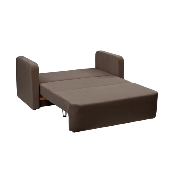 Диван Марлон 131x95x80 см, коричневый велюр - фото 3