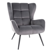 Фотография товара Кресло Grail, серый, черный от компании ChiedoCover.