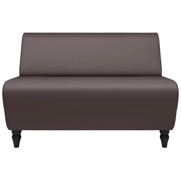 Диван Лотик, экокожа, коричневый - фото 2