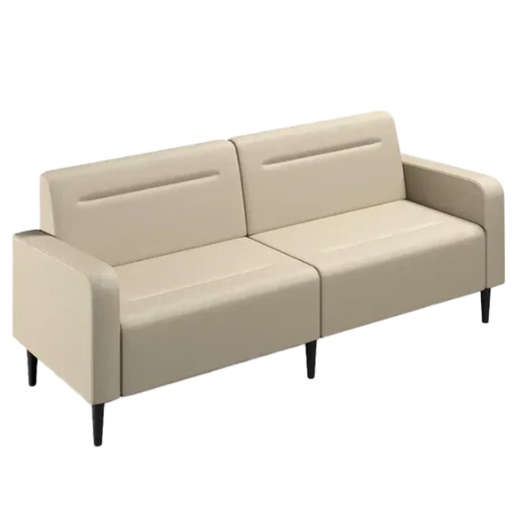 Диван Папилла, экокожа, 182 см, кремовый Диван Папилла, экокожа, 182 см, кремовый - фото 1