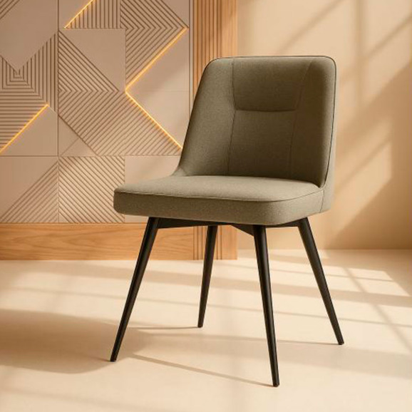 Стул на металлокаркасе Texas 3 поворотный светло-серый / черный Стул на металлокаркасе Texas 3 поворотный светло-серый / черный - фото 8