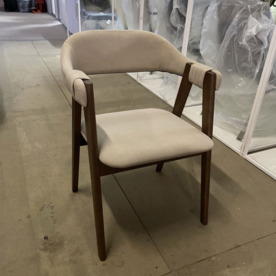 Полукресло Dolche, велюр Furla 230, ножки бук, морилка старинный орех