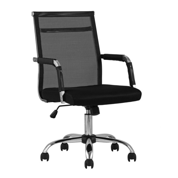 Кресло офисное TopChairs Clerk черное - фото 1