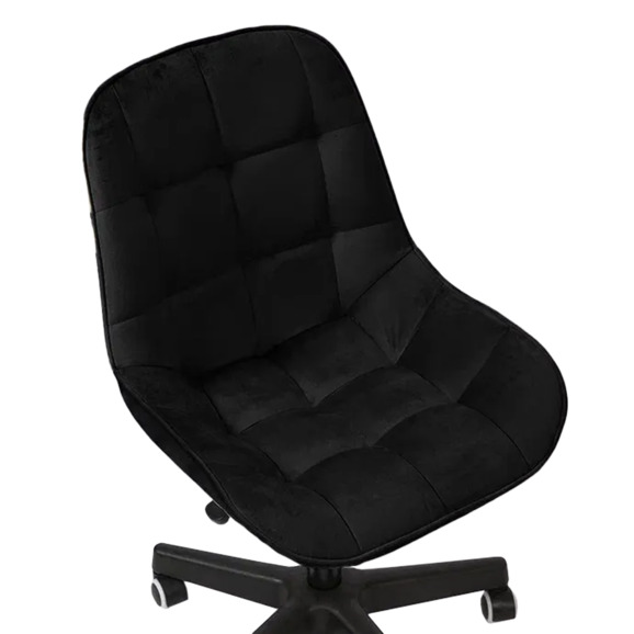 Стул Мускус, пластик, велюр, черный - фото 6