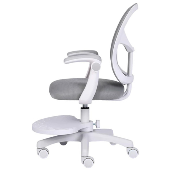 Кресло детское с подставкой для ног Скаттл, серый - фото 5