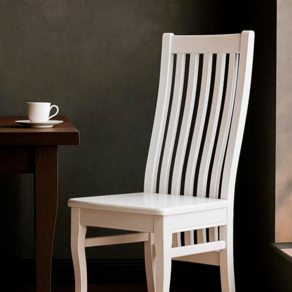 Деревянный стул Арлет белый / жесткий Деревянный стул Арлет белый / жесткий - фото 7