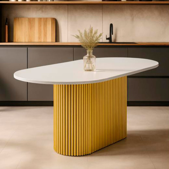 Барон О 160 х 90 белая пленка шагрень / золотые ноги - фото 6