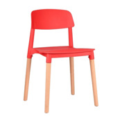 Фотография товара Стул пластиковый, Zip Style, бук, красный от компании ChiedoCover.