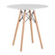 Настоящее фото товара Стол Eames DSW, круглый, D 70 см, произведённого компанией ChiedoCover
