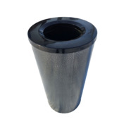 Фотография товара Урна уличная круглая 40 литров с внутренним ведром Цилиндр, антик серебро от компании ChiedoCover.