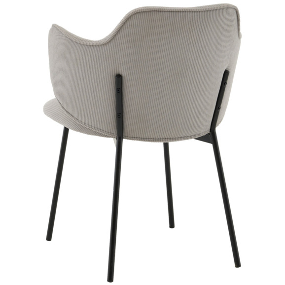 Стул Джиннет NEW, велюр, светло-серый - фото 5