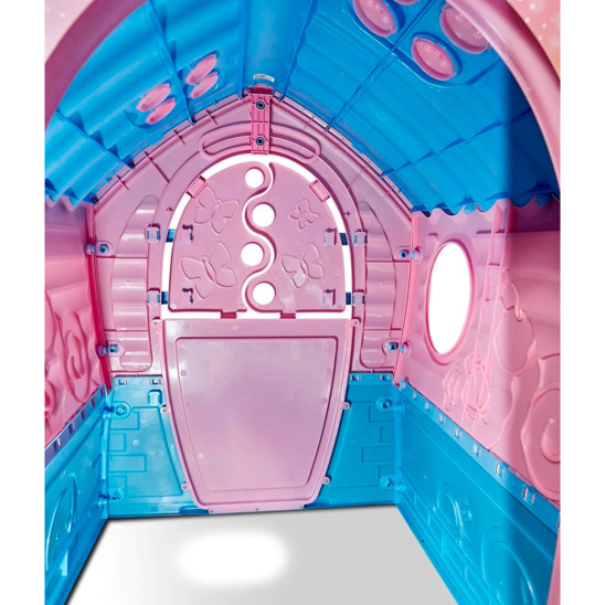 Домик игровой, розовый - фото 4