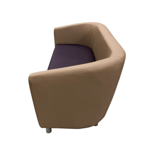 Диван Вейв двухместный, бежево-фиолетовый - фото 6