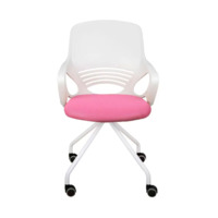 Кресло поворотное Indigo, розовый, ткань-сетка