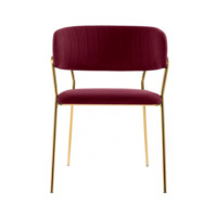 Фотография товара Стул на металлокаркасе Kamelia 1 wine red / gold от компании ChiedoCover.