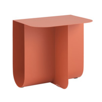 Фотография Столик журнальный Laura, металл, красный от производителя ChiedoCover, картинка продукции, реальное фото товара Настоящее фото товара Столик журнальный Laura, металл, красный, произведённого компанией ChiedoCover