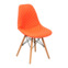 Настоящее фото товара Чехол Е07 на стул Eames, кожзам коралл, произведённого компанией ChiedoCover