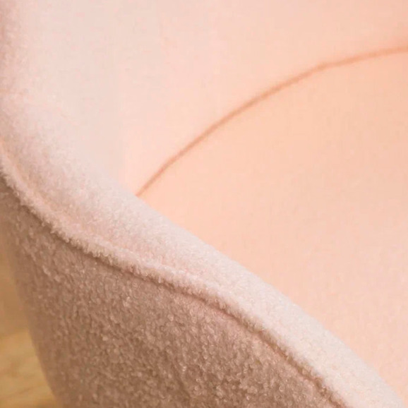 Кресло Сета, пирамида, молочный, белый, букле - фото 6