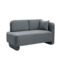 Настоящее фото товара Кушетка-диван Хьюст-1, темно-серый, произведённого компанией ChiedoCover