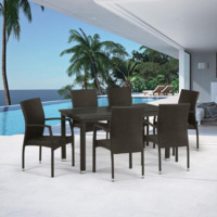 Комплект мебели Аврора, 6 стульев, brown