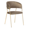 Стул Kamelia cappuccino / gold