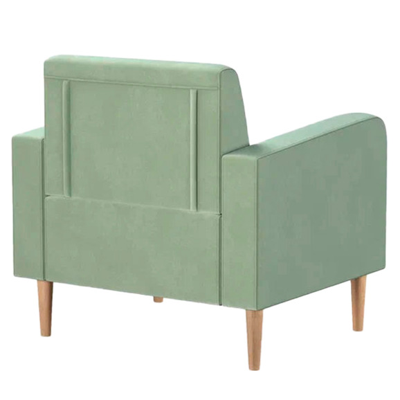 Кресло Папилла, велюр, оливковый - фото 3