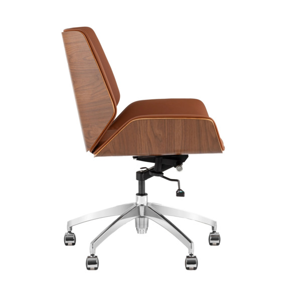 Кресло офисное TopChairs Crown SN коричневый - фото 2