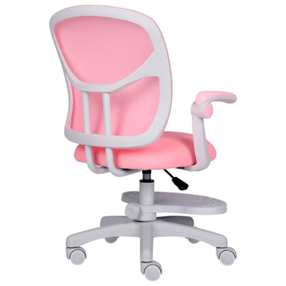 Кресло детское с подставкой для ног Scuttle, розовый Кресло детское с подставкой для ног Scuttle, розовый - фото 5