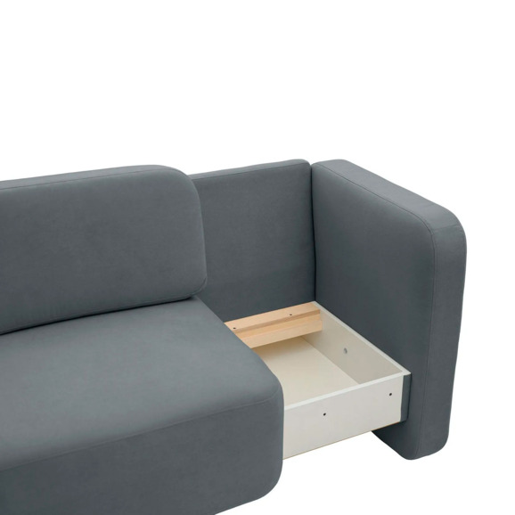 Кушетка-диван Хьюст-1, темно-серый - фото 5