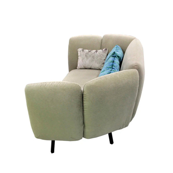 Диван Гип двухместный, серый Диван Гип двухместный, серый - фото 3